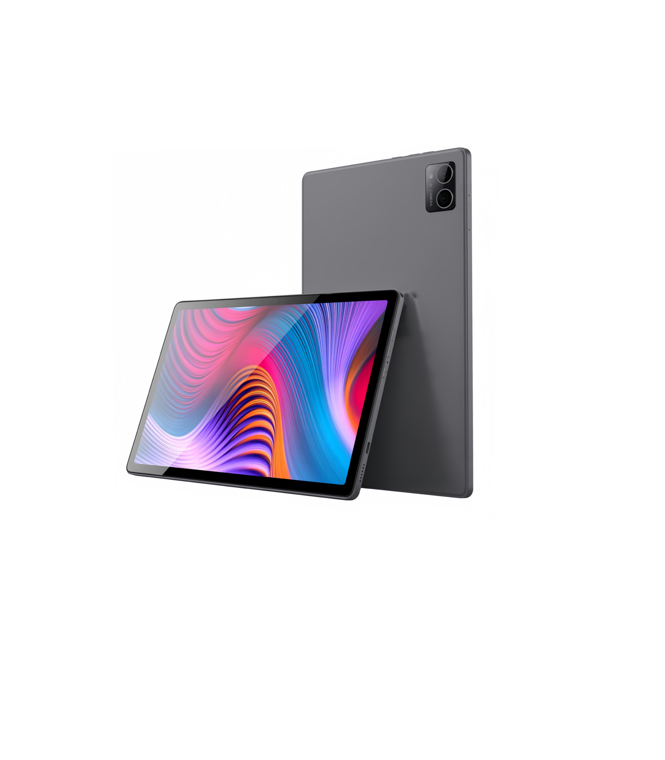 XYLORE GT20 dark iron grey tablet front and rear
