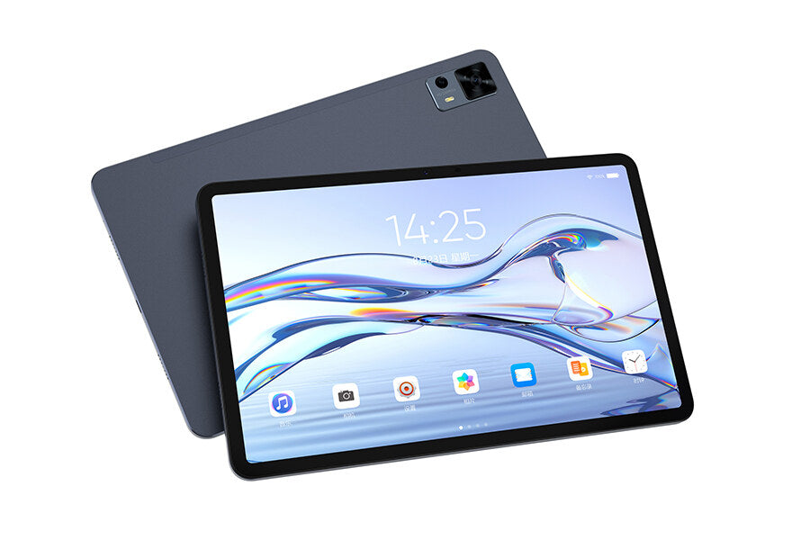 XYLORE GT70 grey tablet angled view