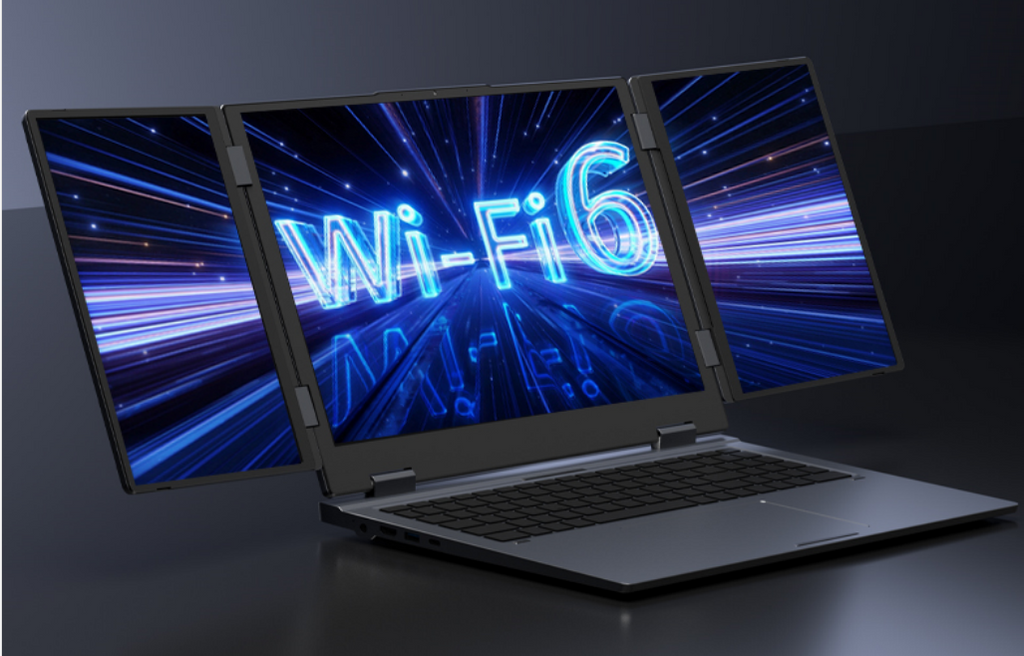 XYLORE MAX16 Wi-Fi 6 triple-screen laptop