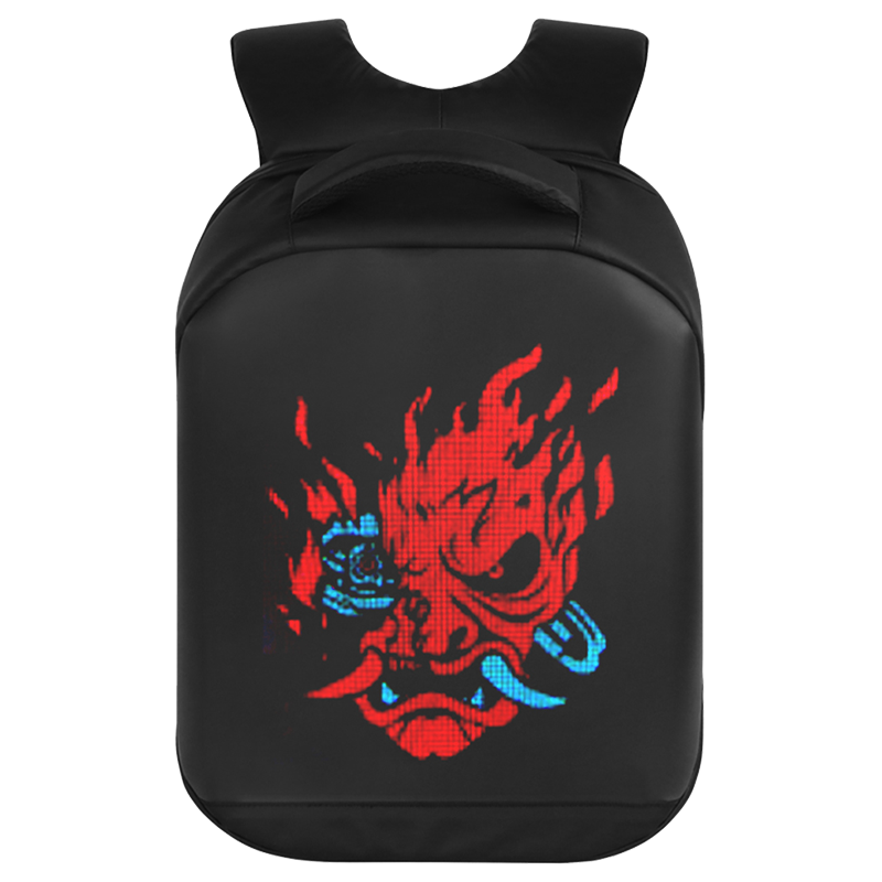 XYLORE T3 LED backpack black front view