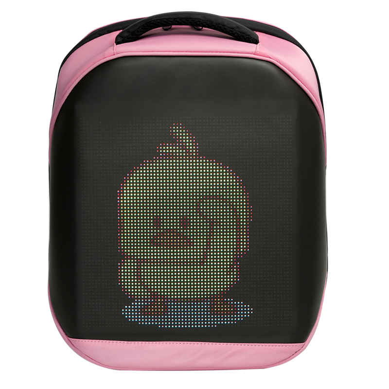 XYLORE T3 LED backpack pink front view